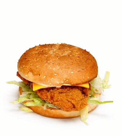 Southern Fried Chicken Deluxe Burger 